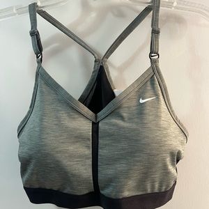 Nike Indy Bra Size XL NWT light support grey color Dri-fit